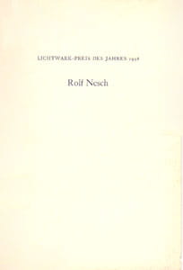 Rolf Nesch – Lichtwark-Preis des Jahres 1958